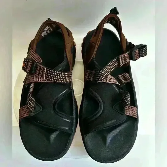 Nike Oneonta Next Nature Sandals Women 7 Brown Black Strappy Trail DJ6604-002