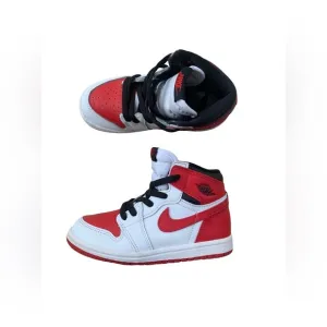 Nike Size 10C Air Jordan Retro 1 High Heritage Sneakers