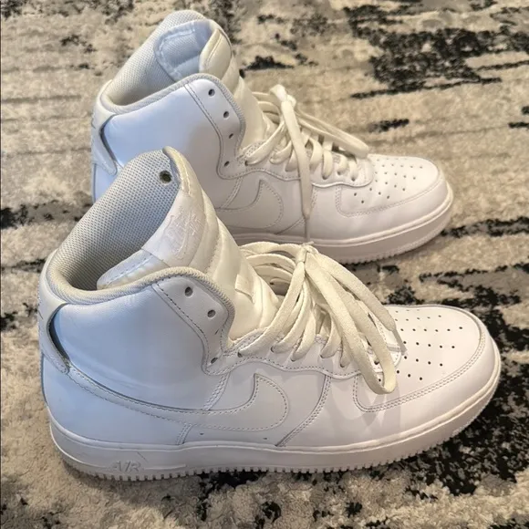 Nike White High-Top Sneakers