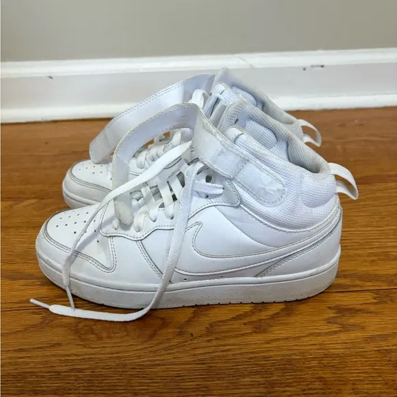 Nike Youth White Air Force High Top Sneakers Size 6