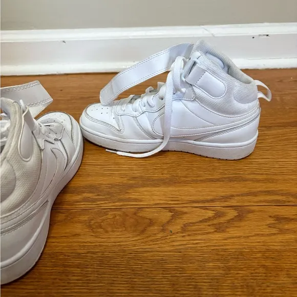 Nike Youth White Air Force High Top Sneakers Size 6