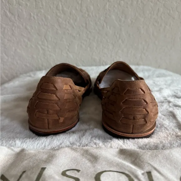 Nisolo Brown Men’s Huaraches Sandals Loafers Loafers Slip-Ons Classic Style