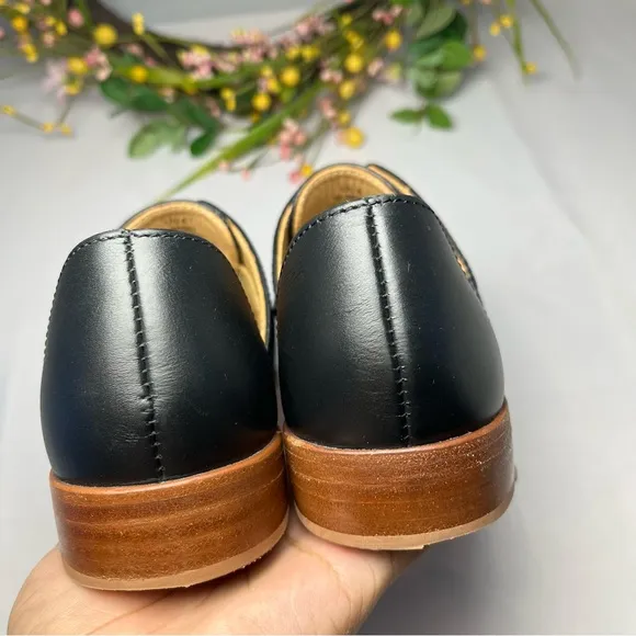 Nisolo Emma d'Orsay Black Loafers Size 6
