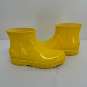 NWOB BIG KIDS CANARY YELLOW UGG DRIZLITA RAIN SNOW BOOTS 1130361K Size 5