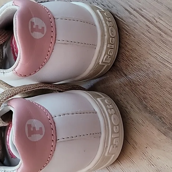 NWOB Falcotto Italian Leather Baby High Top Sneakers 21