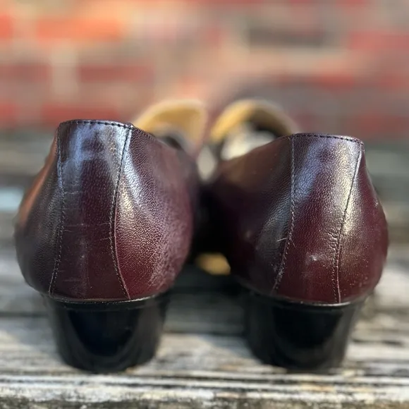NWOB Giorgio Brutini Men's Genuine Kidskin Wine Slip On Dress Loafers Size 12