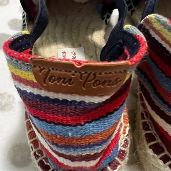 NWOB Toni Pons Spanish Espadrilles in Multi-Color Size 6 or EU 36