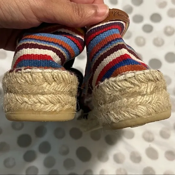 NWOB Toni Pons Spanish Espadrilles in Multi-Color Size 6 or EU 36
