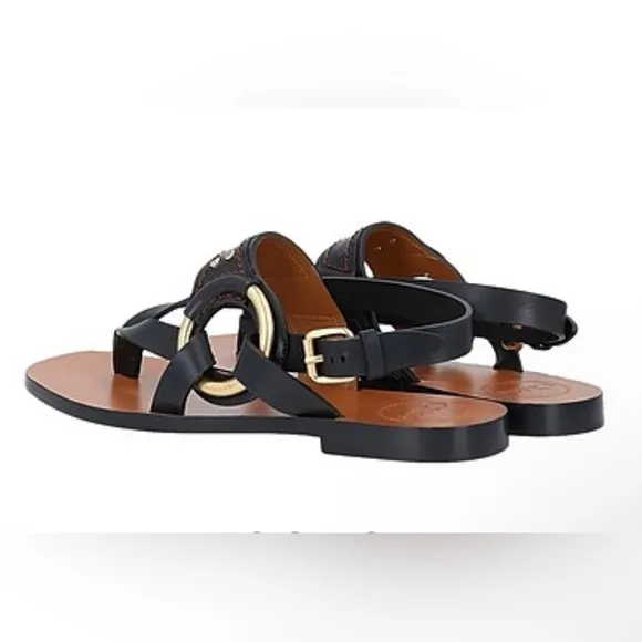 NWOT, Chloe Demi flat sling back thong sandals, 36 (5/6)