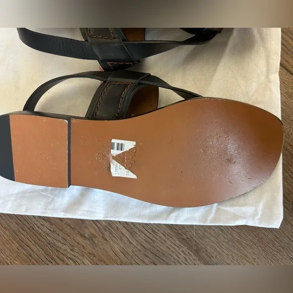 NWOT, Chloe Demi flat sling back thong sandals, 36 (5/6)