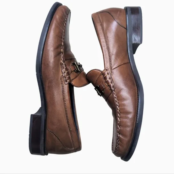 NWOT Cole Haan Pinch Horsebit Loafers Brown Leather Men's Size 10 M