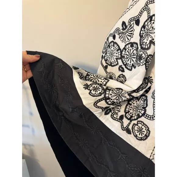 NWOT Johnny Was Mel Embroidered Midi Dress Size Small