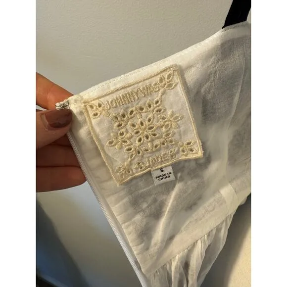 NWOT Johnny Was Mel Embroidered Midi Dress Size Small