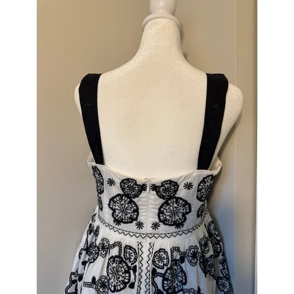 NWOT Johnny Was Mel Embroidered Midi Dress Size Small