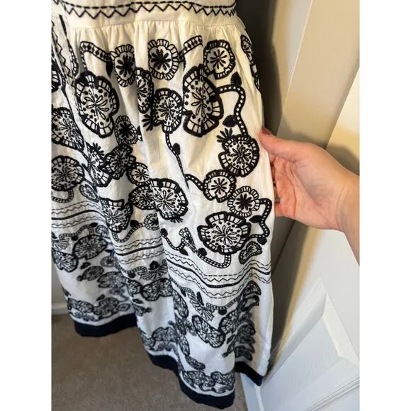 NWOT Johnny Was Mel Embroidered Midi Dress Size Small