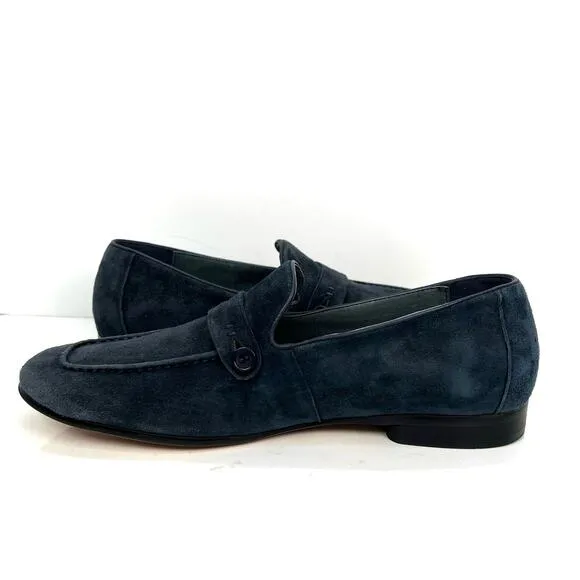 NWOT Robert Graham Classic Round Toe Loafers Suede Men’s Shoes