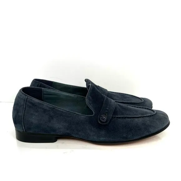 NWOT Robert Graham Classic Round Toe Loafers Suede Men’s Shoes