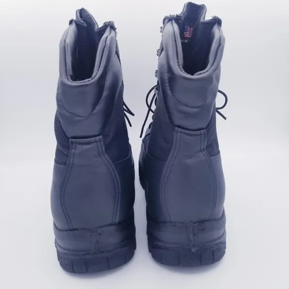 NWOT Thorogood 8&quot; Waterproof Insulated Peacekeeper Black Boots size 9.5 W