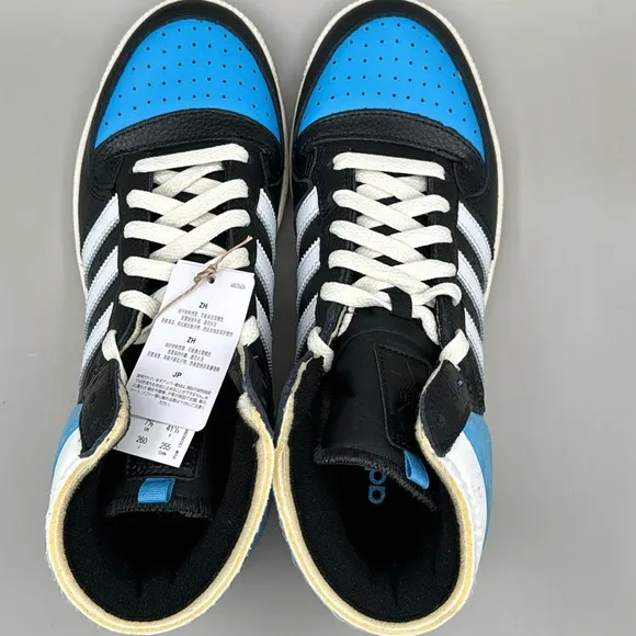 NWT! Adidas Men’s Top RB Ten High Top Sneakers Blue, Black, White