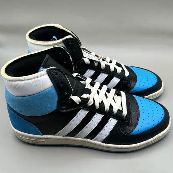 NWT! Adidas Men’s Top RB Ten High Top Sneakers Blue, Black, White