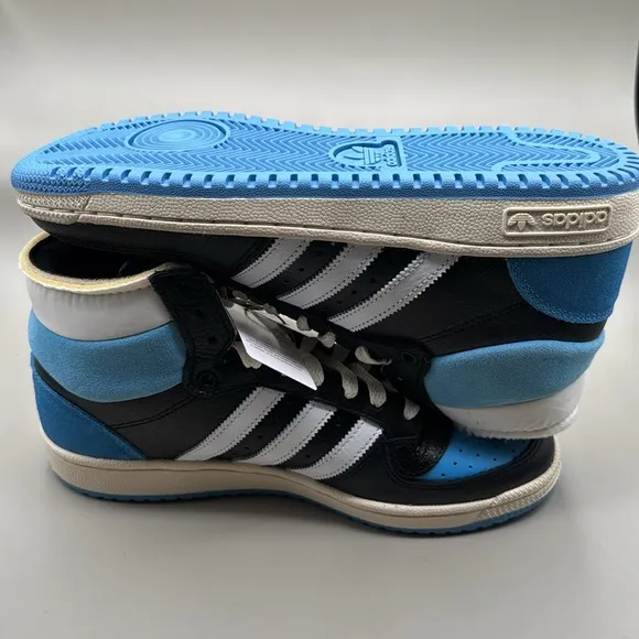 NWT! Adidas Men’s Top RB Ten High Top Sneakers Blue, Black, White