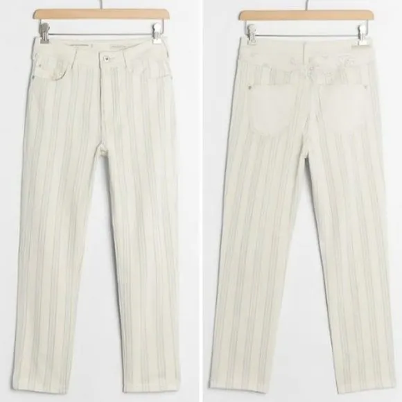 NWT Anthropologie Pilcro Fleur High-Rise Slim Boyfriend Jeans | 18W