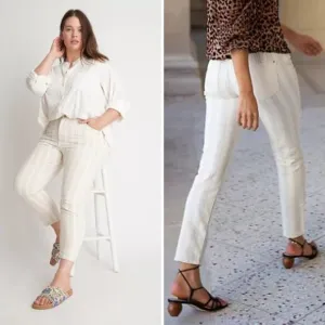 NWT Anthropologie Pilcro Fleur High-Rise Slim Boyfriend Jeans | 18W