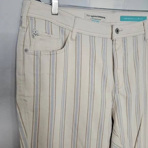 NWT Anthropologie Pilcro Fleur High-Rise Slim Boyfriend Jeans | 18W