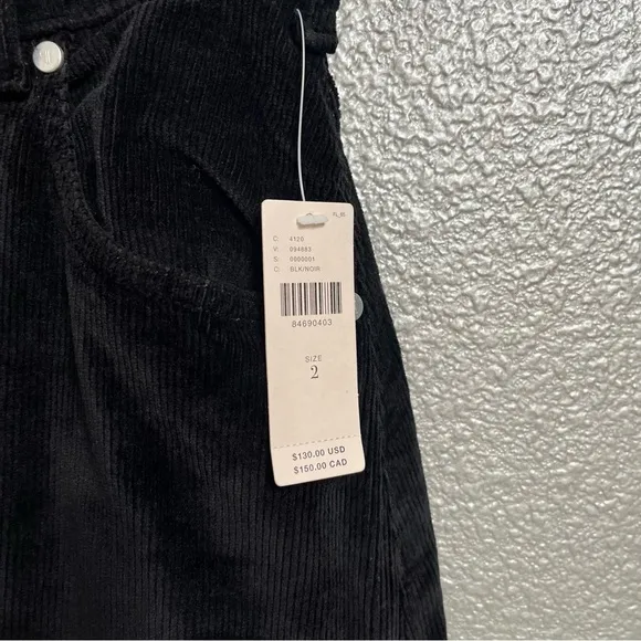 NWT Anthropologie Pilcro The Madi Front-Slit Corduroy Skirt