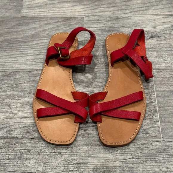NWT Christy Dawn red dawn sandals