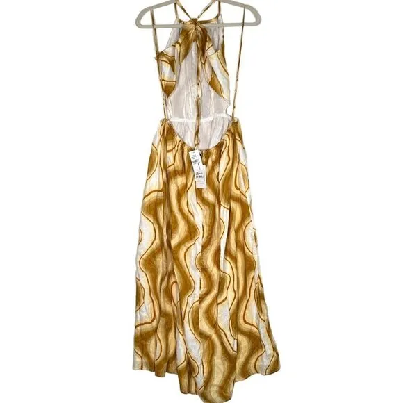 NWT FAITHFULL THE BRAND - LA PIEDRA MAXI DRESS (TALAMANCA PRINT) Size L