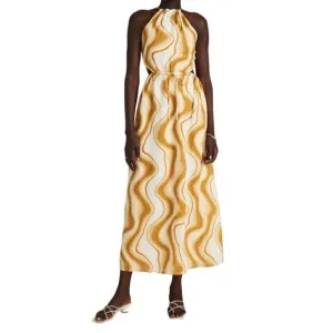 NWT FAITHFULL THE BRAND - LA PIEDRA MAXI DRESS (TALAMANCA PRINT) Size L