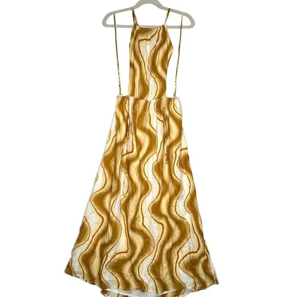 NWT FAITHFULL THE BRAND - LA PIEDRA MAXI DRESS (TALAMANCA PRINT) Size L
