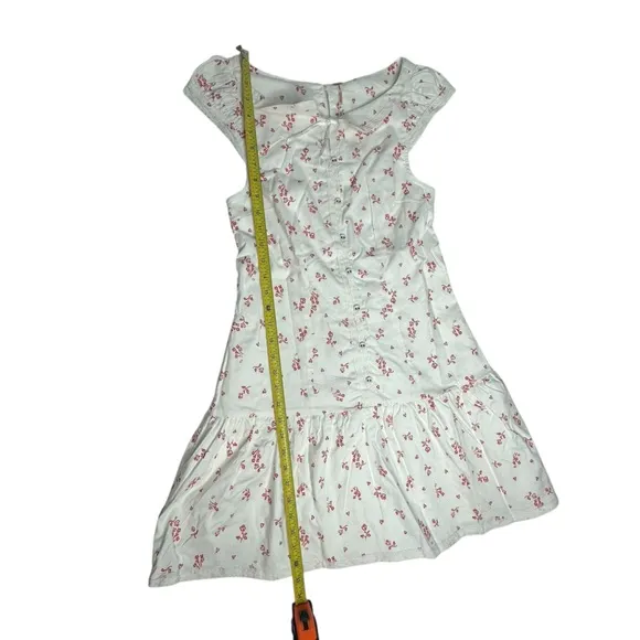 NWT Free People Beasley Hearts and Flowers Mini Dress xs