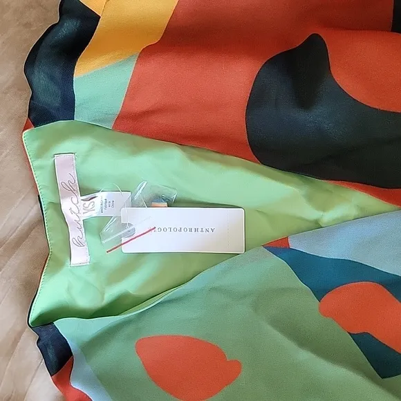 NWT Hutch Abstract Wrap Maxi Dress XS