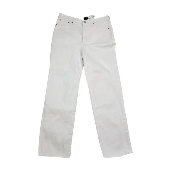 NWT J. Crew Factory Fly High Rise Stovepipe Jeans with Raw Hem Size 29