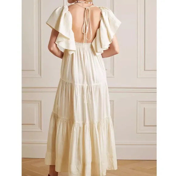 NWT La Ligne Stella Maxi Dress - Cream
