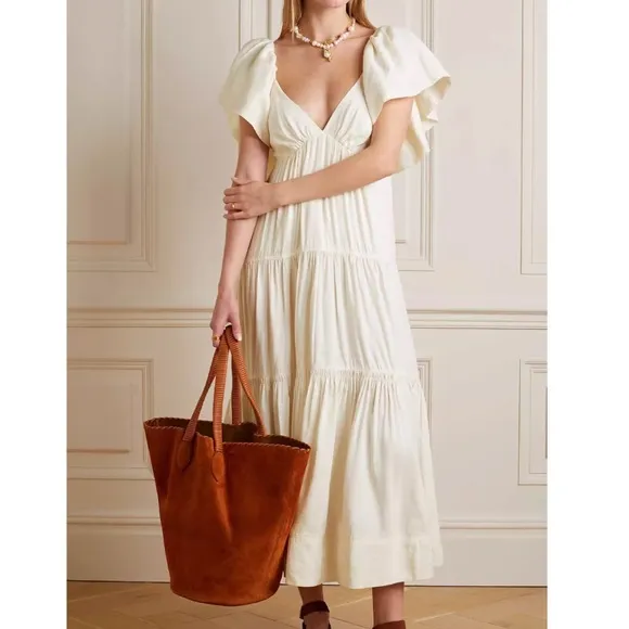 NWT La Ligne Stella Maxi Dress - Cream