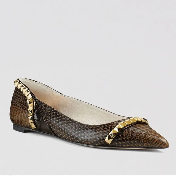 NWT MICHAEL Michael Kors Ella Pointed Toe Flats