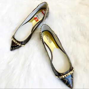 NWT MICHAEL Michael Kors Ella Pointed Toe Flats