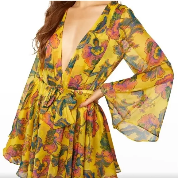 NWT - MISA Los Angeles “Kaia” Dress in Grand Canary Mix - Boho Chic Mini. 🤩
