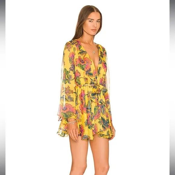 NWT - MISA Los Angeles “Kaia” Dress in Grand Canary Mix - Boho Chic Mini. 🤩