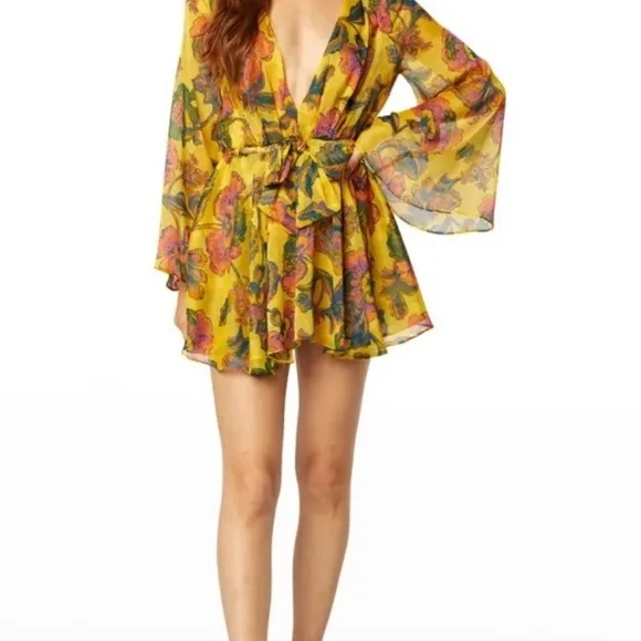 NWT - MISA Los Angeles “Kaia” Dress in Grand Canary Mix - Boho Chic Mini. 🤩