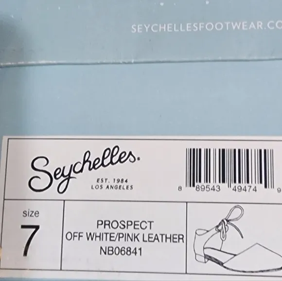 NWT NIB Anthropologie Seychelles Pastel Pink Prospect Leather Ballet Flat SZ 7