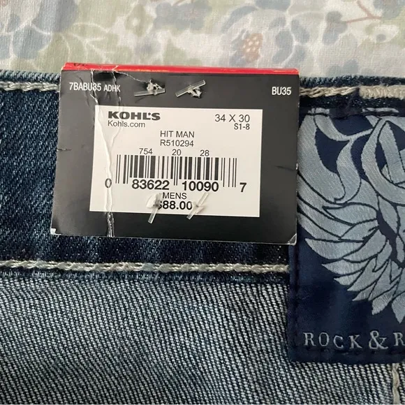 NWT Rock &amp; Republic Straight Leg Jeans