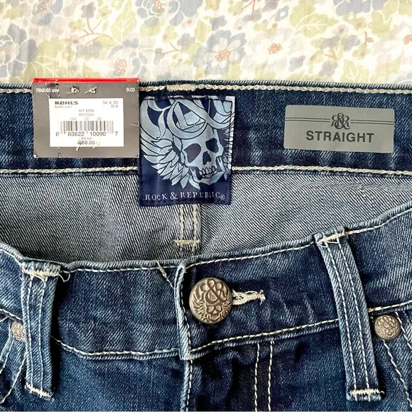 NWT Rock &amp; Republic Straight Leg Jeans