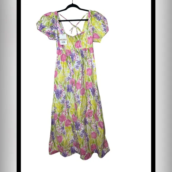 NWT show me your MUMU Smitten Midi Dress size L