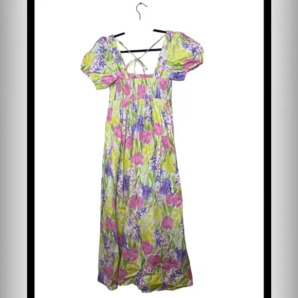 NWT show me your MUMU Smitten Midi Dress size L
