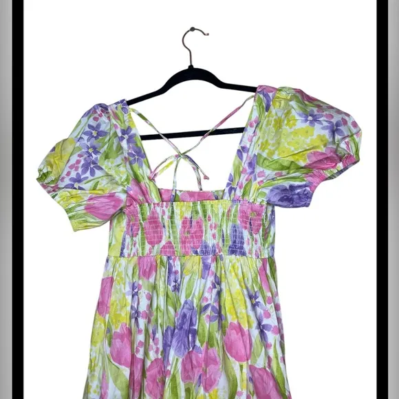 NWT show me your MUMU Smitten Midi Dress size L