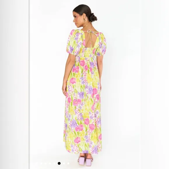 NWT show me your MUMU Smitten Midi Dress size L